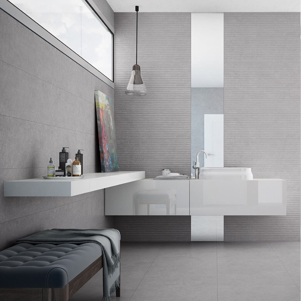 Amb Azulejo Argenta Lightstone Grey 30x90 Mate