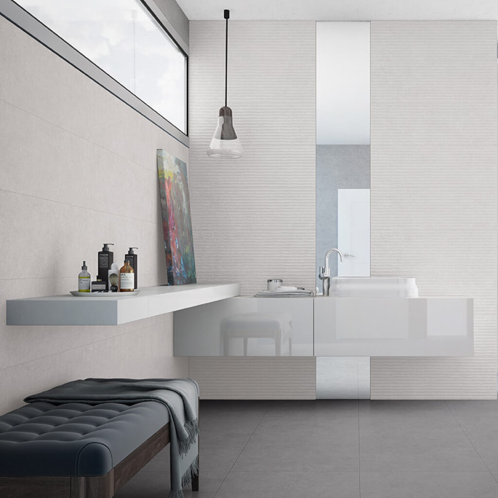 Amb Azulejo Argenta Lightstone White 30x90 Mate
