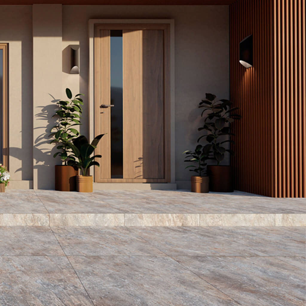 Amb Porcelanato Energy Quear Rectificado Urano Beige Andeslizante Mate 61,5x30,8