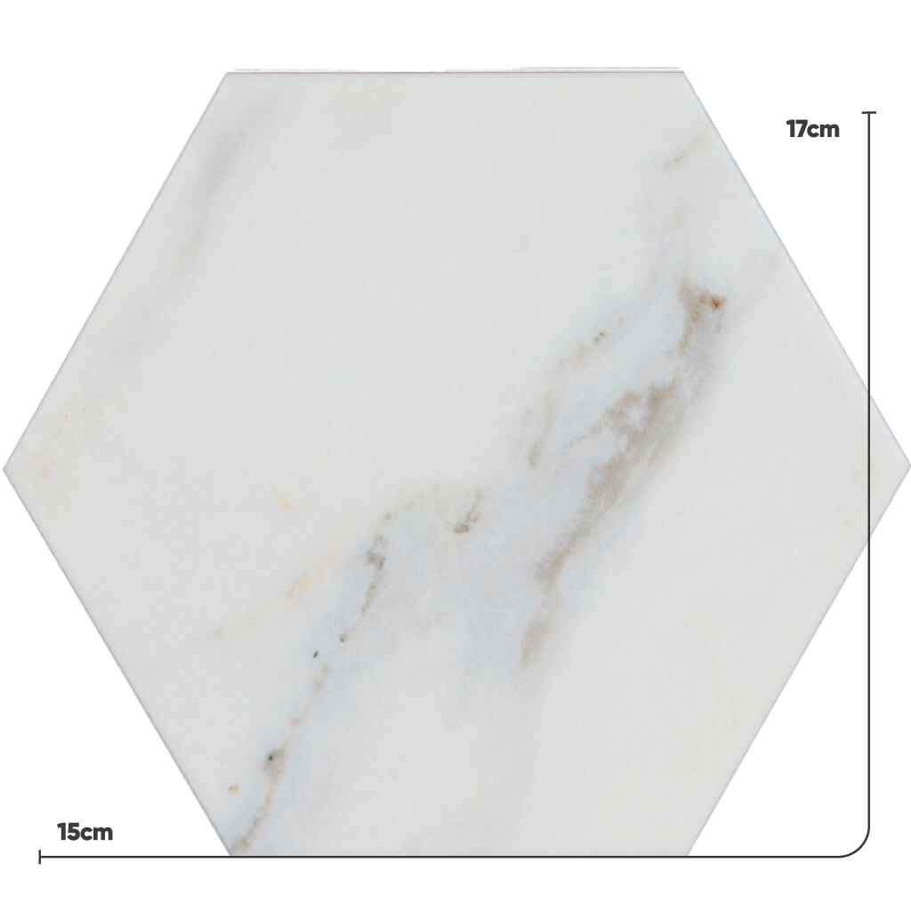 Azulejo Dune Hexa Logger 15x17 Brillo