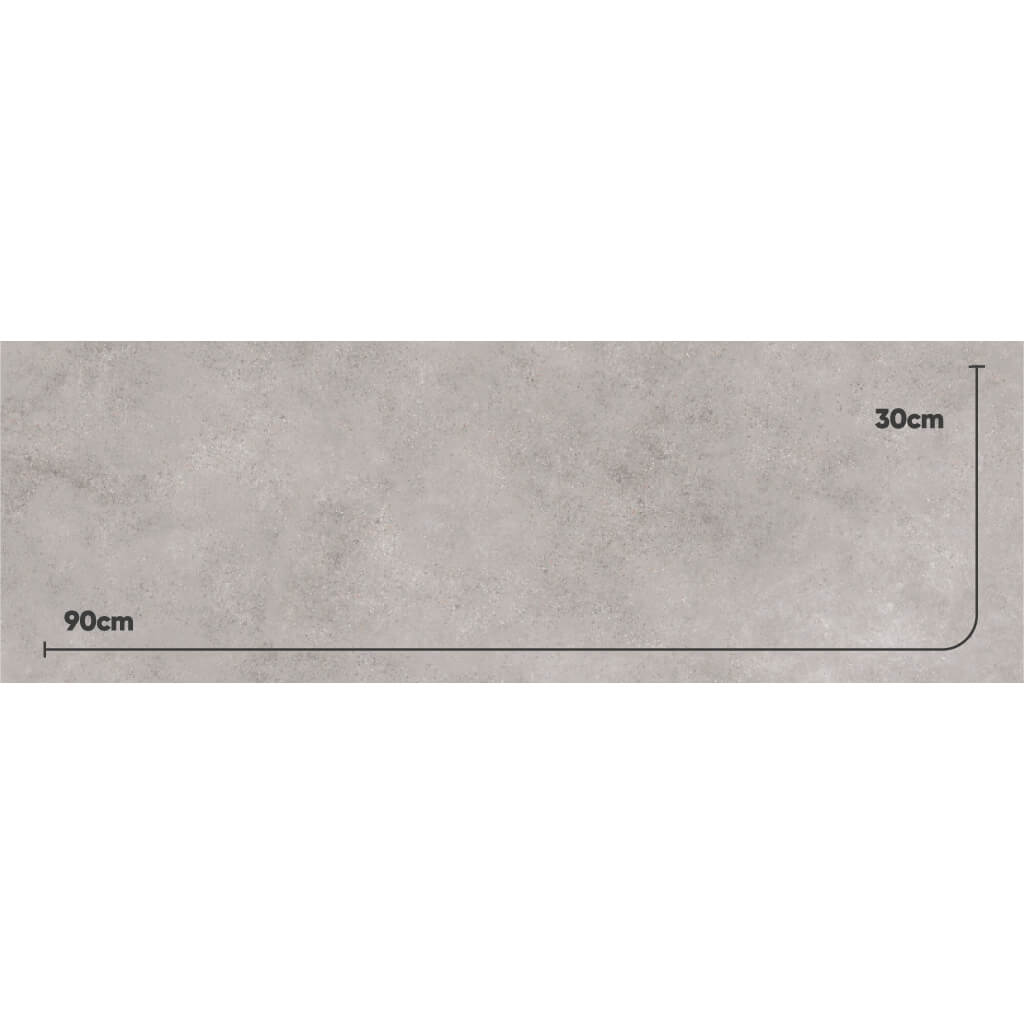 Azulejo Rectificado Baldocer Asphalt Fume Mate 30x90